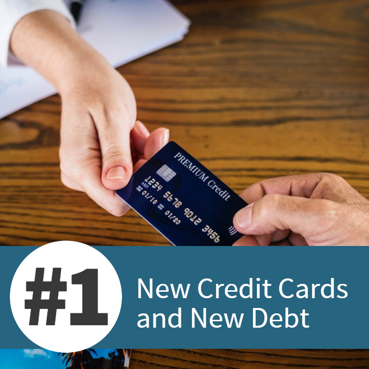 new credit cards and new debt mortgage pitfall